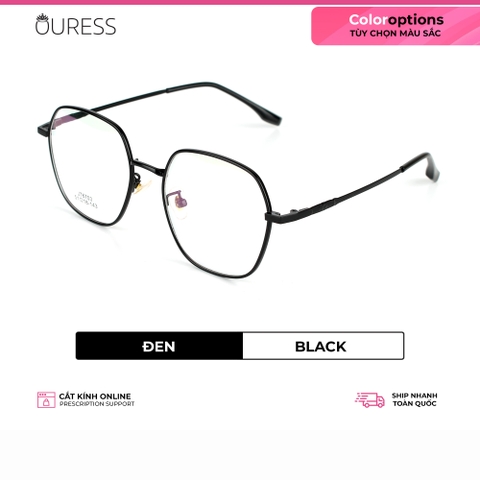 Gọng kính hợp kim thời trang nam nữ siêu nhẹ siêu bền OURESS JT6703
