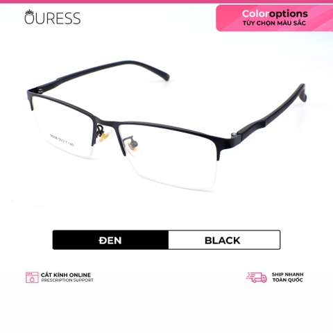 Gọng kính hợp kim cước thời trang nam nữ siêu nhẹ siêu bền Ouress 58008