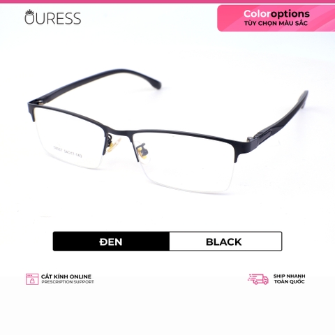 Gọng kính hợp kim cước thời trang nam nữ siêu nhẹ siêu bền Ouress 58007