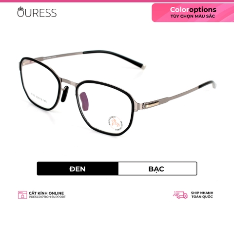 Gọng kính hợp kim 8105 thời trang nam nữ siêu nhẹ siêu bền OURESS