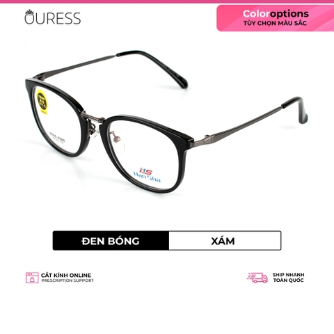 Gọng kính tr90 phối càng hợp kim cao cấp bền đẹp thời trang Ouress 9265