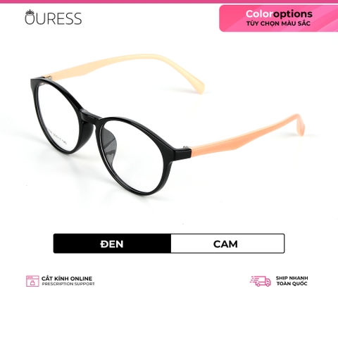 Gọng kính nhựa ca1638 thời trang nữ cá tính siêu nhẹ siêu bền OURESS