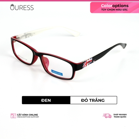 Gọng kính nhựa 86017 thời trang nam nữ siêu nhẹ siêu bền OURESS