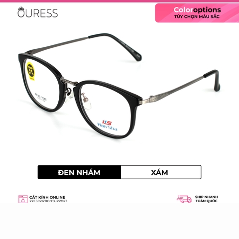 Gọng kính tr90 phối càng hợp kim cao cấp bền đẹp thời trang Ouress 9265