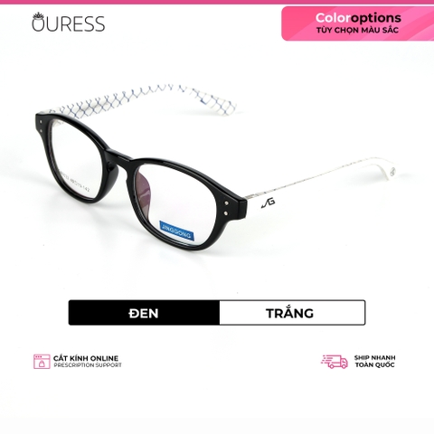 Gọng kính nhựa 86032 thời trang nam nữ siêu nhẹ siêu bền OURESS