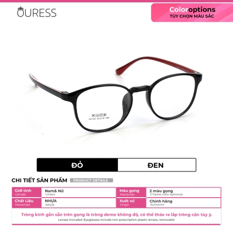 Gọng Kính TR90 Siêu Nhẹ Siêu Bền Thời Trang – Hàng Chính Hãng 68109