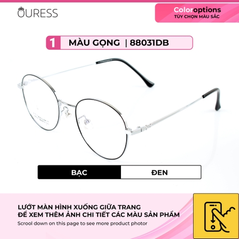 Gọng kính titanium 88035DB 1106 thời trang nữ cao cấp siêu nhẹ siêu bền OURESS