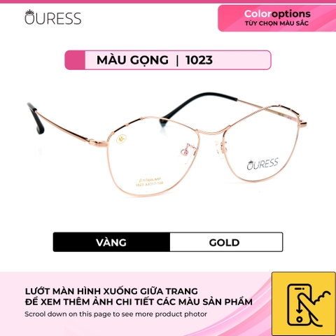 Gọng kính titanium 1023 thời trang nam nữ siêu nhẹ siêu bền OURESS