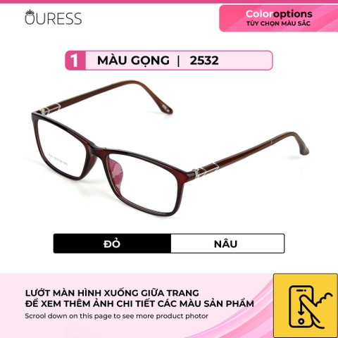 Gọng kính nhựa 2532 86006 thời trang nam nữ siêu nhẹ siêu bền OURESS