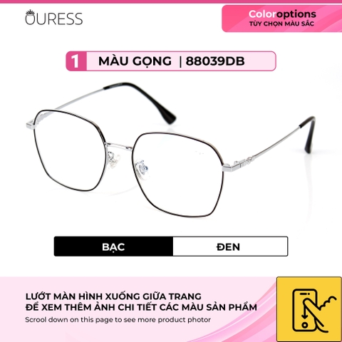 Gọng kính Titanium 88039db thời trang cao cấp nam nữ siêu nhẹ siêu bền OURESS
