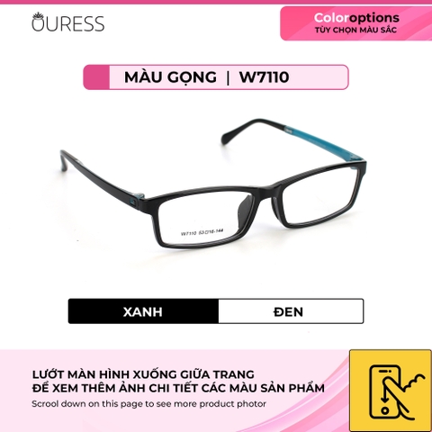 Gọng kính nhựa w7110 thời trang nam nữ siêu nhẹ siêu bền OURESS