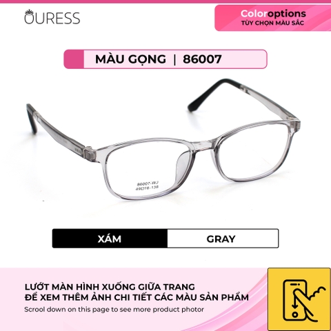 Gọng kính nhựa 86007 thời trang nam nữ siêu bền cá tính OURESS