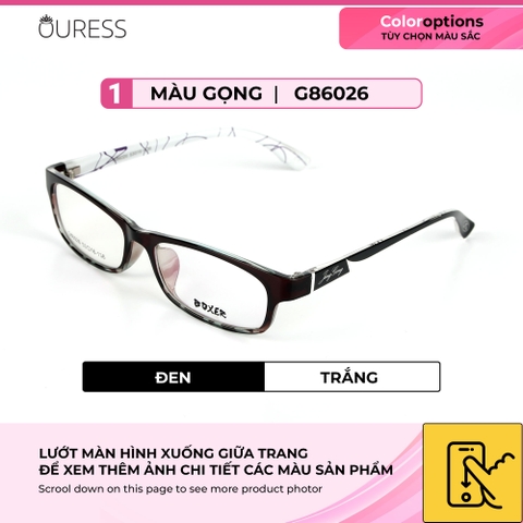 Gọng kính nhựa 86026 thời trang nam nữ cá tính siêu bền OURESS