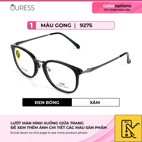 Gọng kính tr90 phối càng hợp kim cao cấp bền đẹp thời trang Ouress 9265