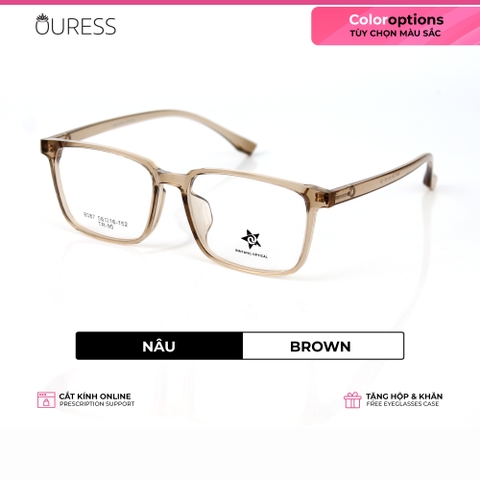 Gọng kính 8087 nhựa cao cấp siêu bền thời trang nam nữ OURESS