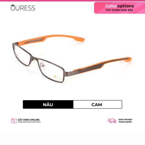 Gọng kính h5007 hợp kim siêu bền siêu nhẹ thời trang nam nữ OURESS