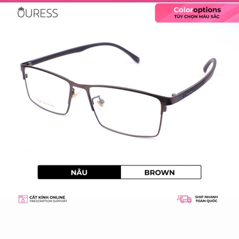 Gọng kính cận 58026 3322 3348 hợp kim mắt kính OURESS thời trang nam nữ siêu bền