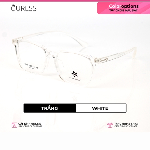 Gọng kính 8081 nhựa cao cấp siêu bền thời trang cá tính nam nữ OURESS