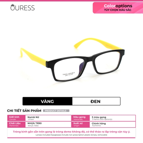 Gọng kính nhựa TR2267 thời trang nam nữ siêu nhẹ siêu bền OURESS