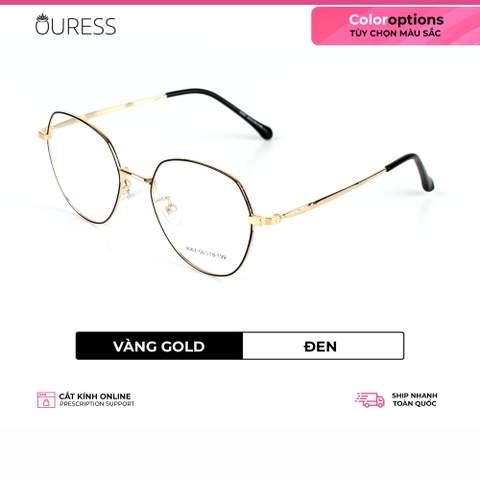 Gọng kính hợp kim thời trang nam nữ siêu nhẹ siêu bền OURESS 9067
