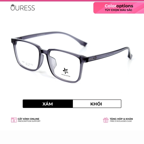 Gọng kính 8087 nhựa cao cấp siêu bền thời trang nam nữ OURESS