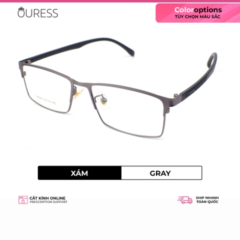 Gọng kính cận 58026 3322 3348 hợp kim mắt kính OURESS thời trang nam nữ siêu bền