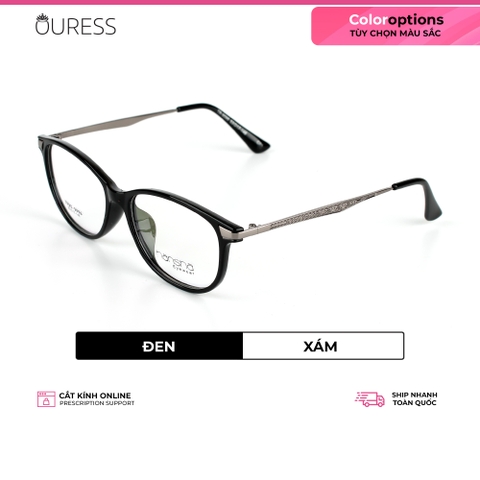 Gọng kính cận 9096 nhựa thời trang mắt kính OURESS nam nữ siêu bền