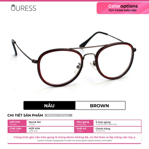 GỌNG KÍNH HỢP KIM CAO CẤP SIÊU NHẸ SIÊU BỀN 98029