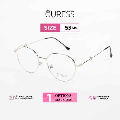 Gọng kính titanium 1811116 thời trang cao cấp nam nữ siêu nhẹ siêu bền OURESS