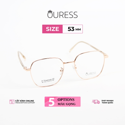 Gọng kính titanium bl7203 thời trang cao cấp nam nữ siêu nhẹ siêu bền OURESS