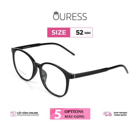 Gọng kính nhựa 2054 thời trang nam nữ siêu nhẹ siêu bền OURESS