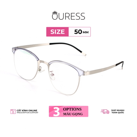 Gọng kính hợp kim 9381 thời trang nam nữ siêu nhẹ siêu bền OURESS