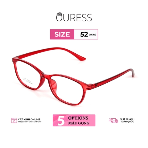 Gọng kính nhựa 2022 thời trang nam nữ siêu nhẹ siêu bền OURESS