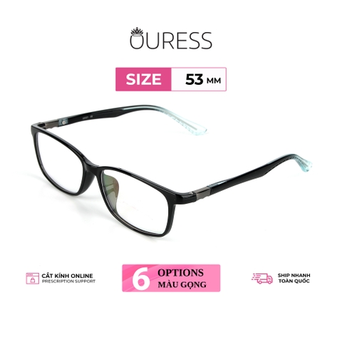 Gọng kính nhựa 83021 thời trang nam nữ siêu nhẹ siêu bền OURESS