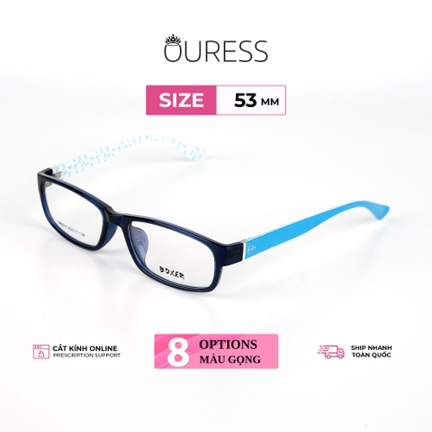 Gọng kính nhựa 86017 thời trang nam nữ siêu nhẹ siêu bền OURESS