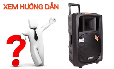 【Hướng dẫn sử dụng loa vali kéo di động】®‎