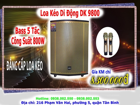 CÓ NÊN MUA LOA KÉO 5 TẤC DK-9800 KHÔNG?