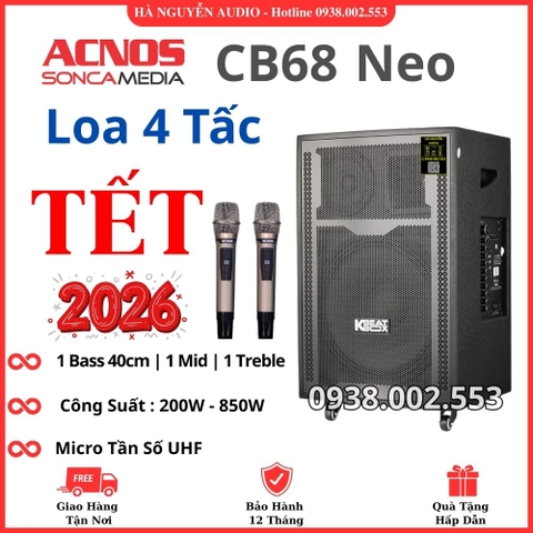 Loa Karaoke 4 Tấc Acnos CB68 Neo
