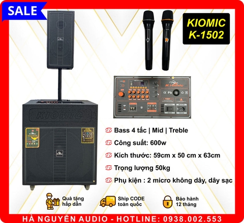 Loa kéo di động Kiomic K1502