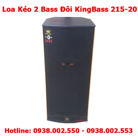 Loa Kéo Karaoke 2 Bass Đôi KingBass 215-20