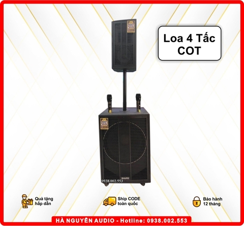 Loa kéo Karaoke 4 Tấc COT