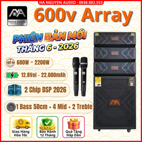 Loa Karaoke 5 Tấc Đơn Nova 600V Array Mới Nhất 2026