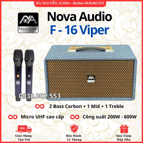 Loa Karaoke Xách Tay NOVA F-16 Viper Cao Cấp 2025