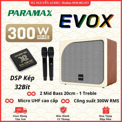 Loa Karaoke Xách Tay Paramax Evox