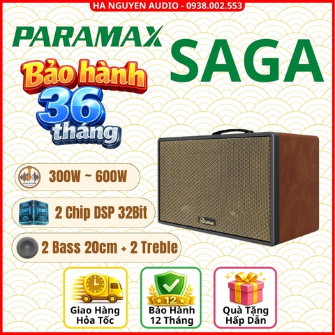 Loa Karaoke Xách Tay Paramax Saga Cao Cấp 2026