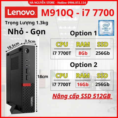 Máy Tính Mini PC Lenovo ThinkCentre M910Q I7
