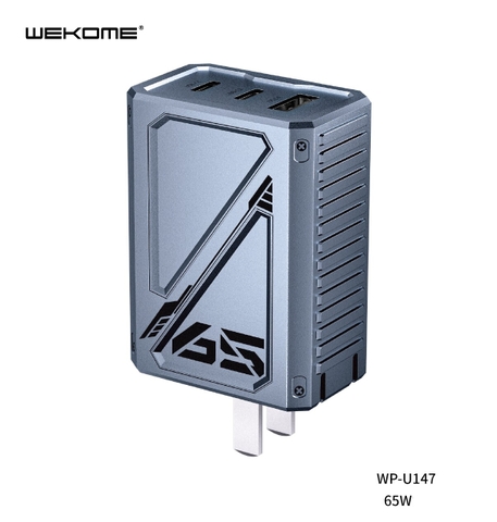 WP-U147 CỦ SẠC 65W 3 CỔNG 2C+U