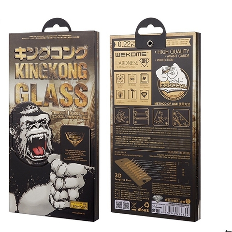 CƯỜNG LỰC 3D KINGKONG FULL HỘP - CHÍNH HÃNG