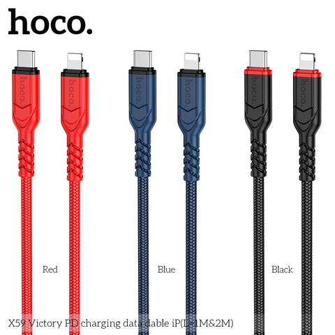 HOCO X59 20W 1M - CÁP DÙ TYPE C TO LIGTNING