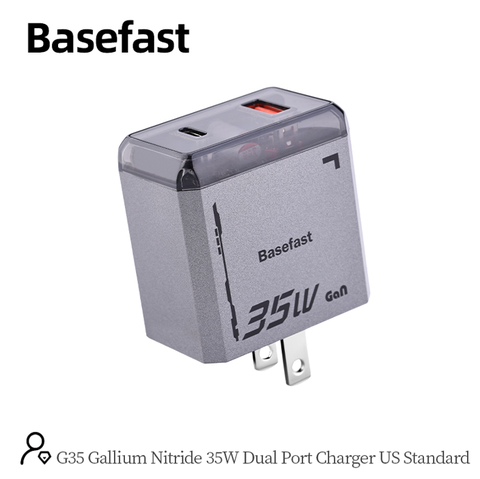 Basefast G35 - Củ sạc 35W 2 cổng chân gập ( Sắp ra mắt )